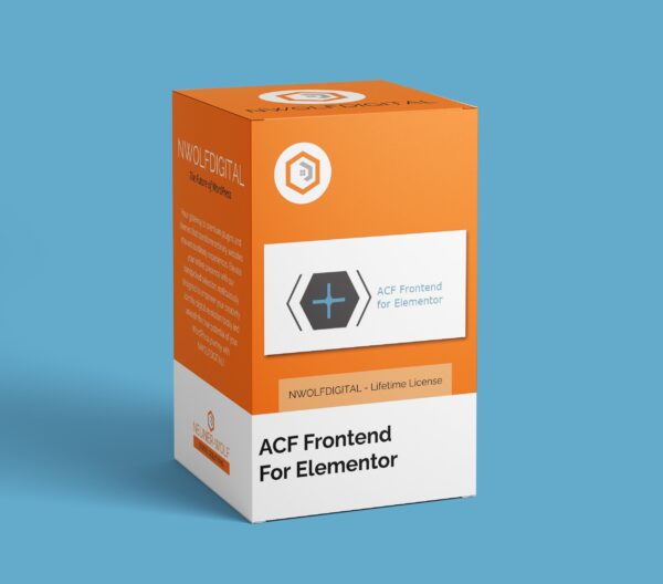 ACF Frontend For Elementor