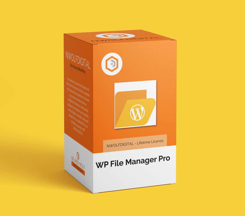 WP File Manager Pro | NWOLFDIGITAL Plugins | 2026