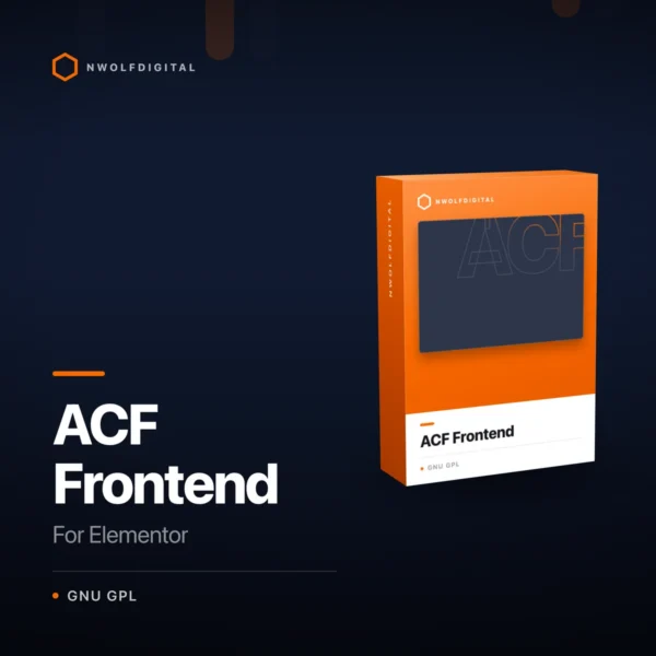 ACF Frontend For Elementor