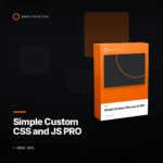 Simple Custom CSS and JS PRO