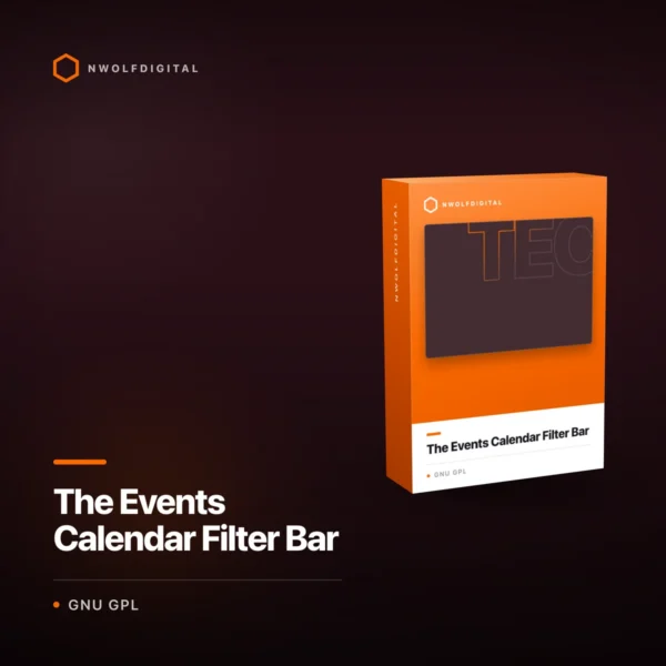 The Events Calendar Filter Bar