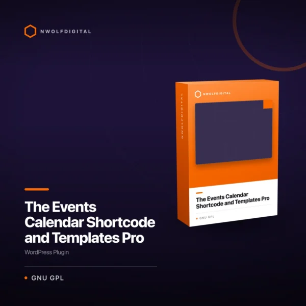 The Events Calendar Shortcode and Templates Pro – WordPress Plugin